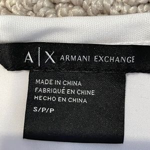 Armani exchange white summer dress